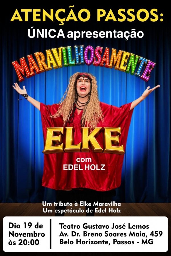 Imagem do evento Maravilhosamente Elke