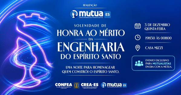 Imagem do evento Solenidade de Honra ao Mérito da Engenharia do Espírito Santo