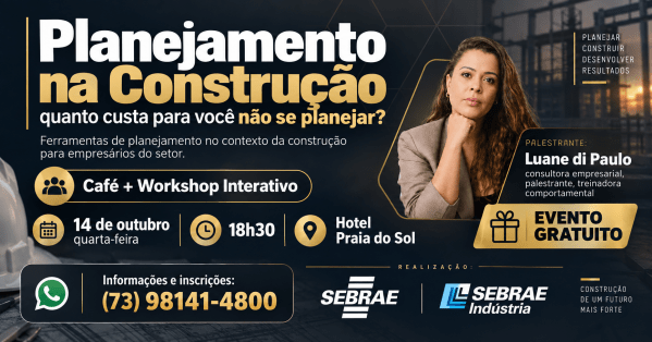 Imagem do evento Planejamento na Construção