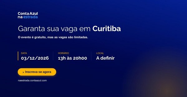 Imagem do evento Conta Azul na Estrada | Curitiba