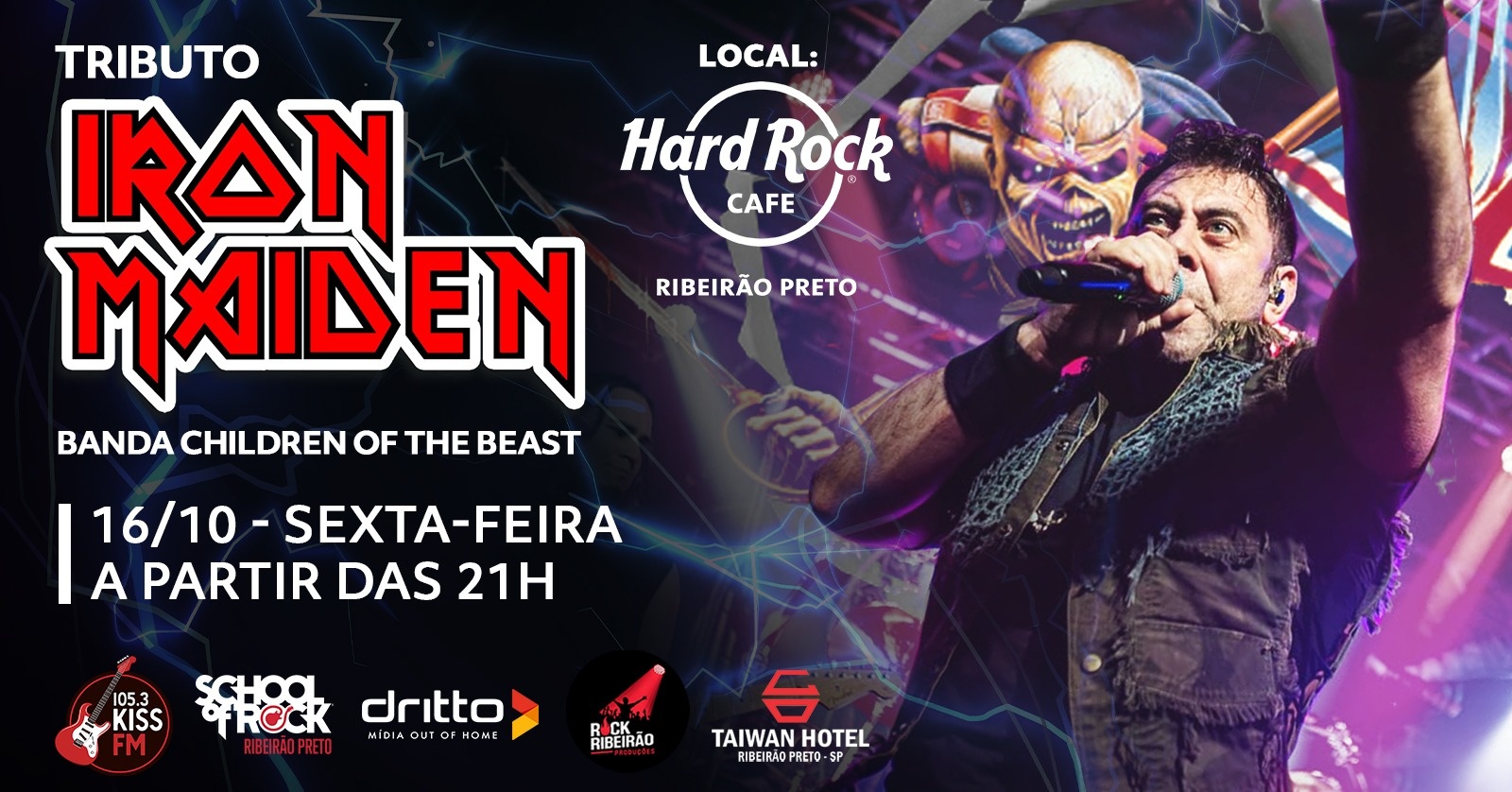 Children of the Beast: O Tributo Oficial do Iron Maiden no HRC Ribeirão