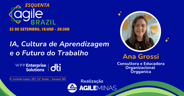 Imagem do evento Esquenta Agile Brazil - IA, Cultura de Aprendizagem e o Futuro do Trabalho