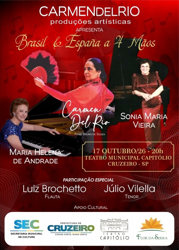 Imagem do evento Brasil & Espan̈a a 4 Mãos
