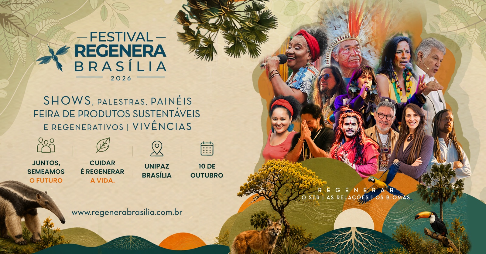 Festival Regenera Brasília 2026 - UNIPAZ