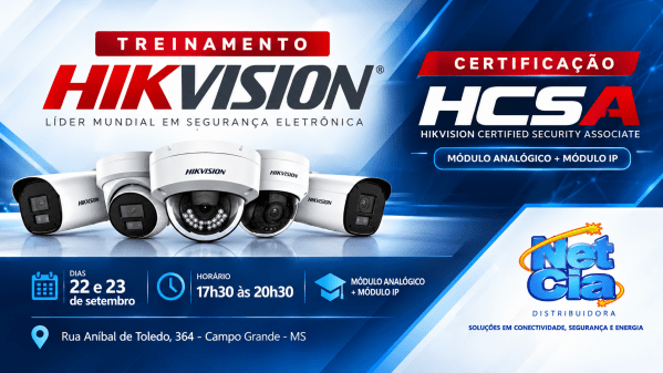 Imagem do evento CERTIFICAÇÃO HIKVISION HCSA CFTV