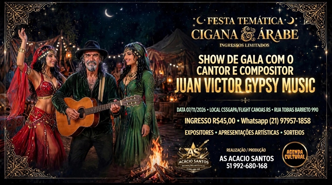 Festa Temática Cigana e Árabe - Canoas, RS