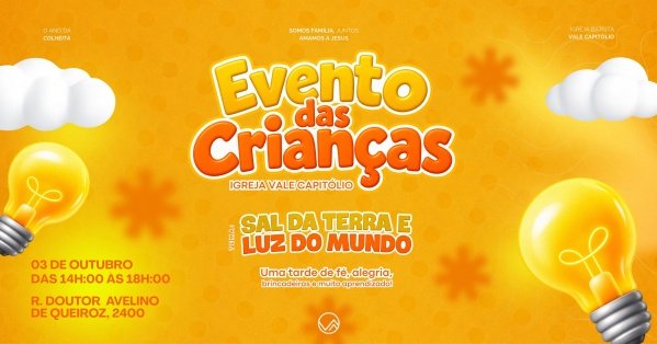 Imagem do evento EVENTO DAS CRIANÇAS VALE CAPITÓLIO