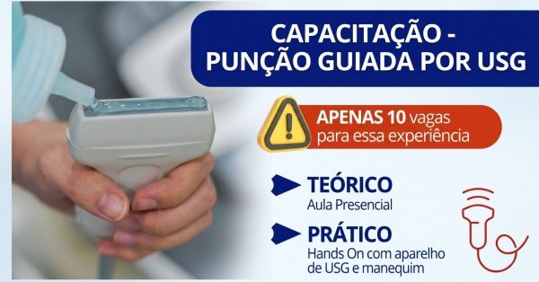 Imagem do evento Curso de Punção Guiada por Ultrassonografia