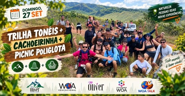 Imagem do evento TRILHA TONÉIS + CACHOEIRINHA + PICNIC POLIGLOTA