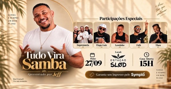 Imagem do evento Tudo Vira Samba