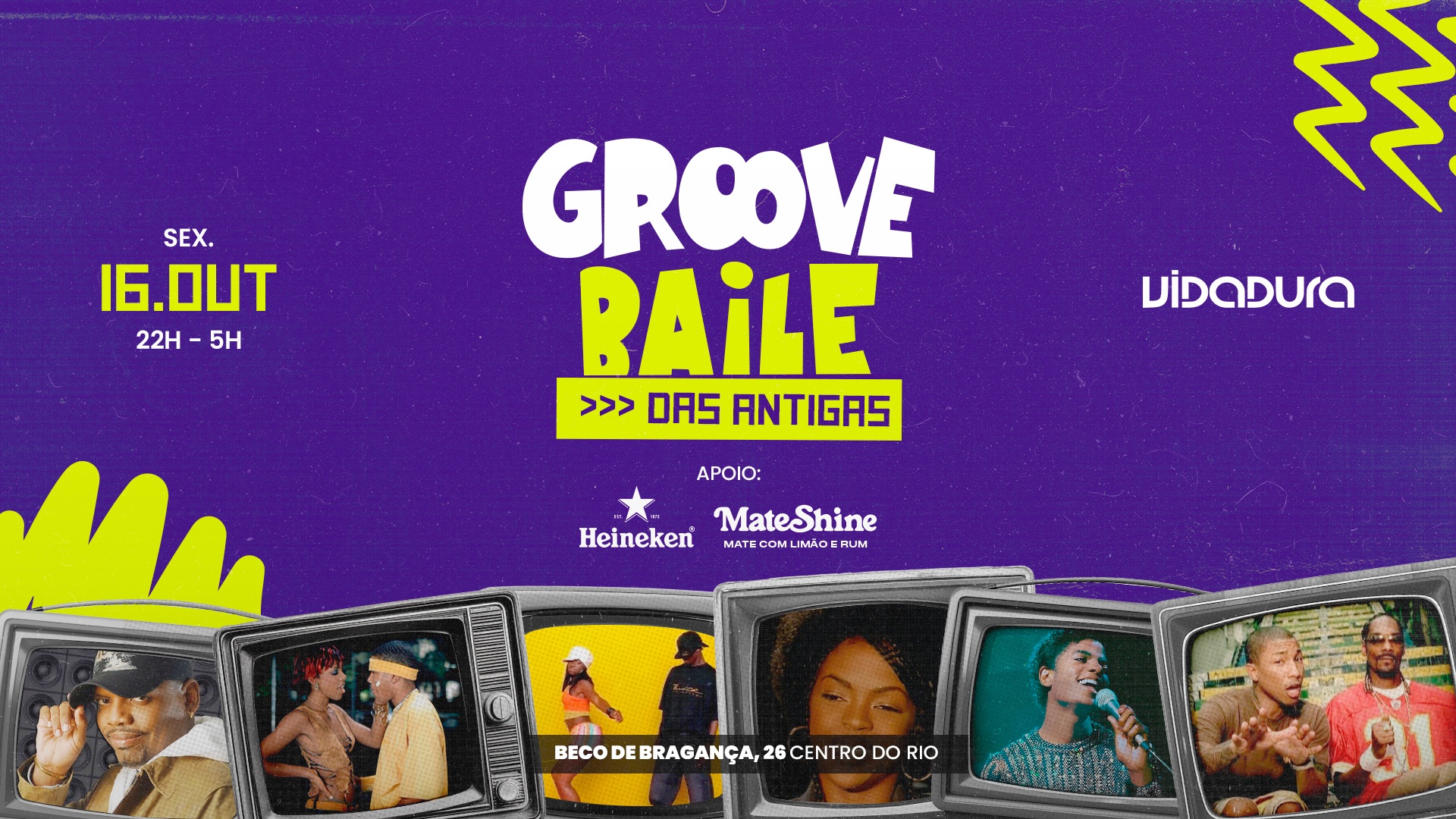 GROOVE BAILE - EDIÇÃO DAS ANTIGAS | HIP HOP, RNB, POP, FUNK - Rio de Janeiro, RJ