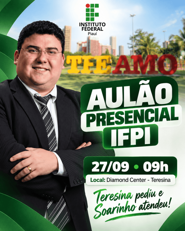 Imagem do evento AULÃO 02 - IFPI