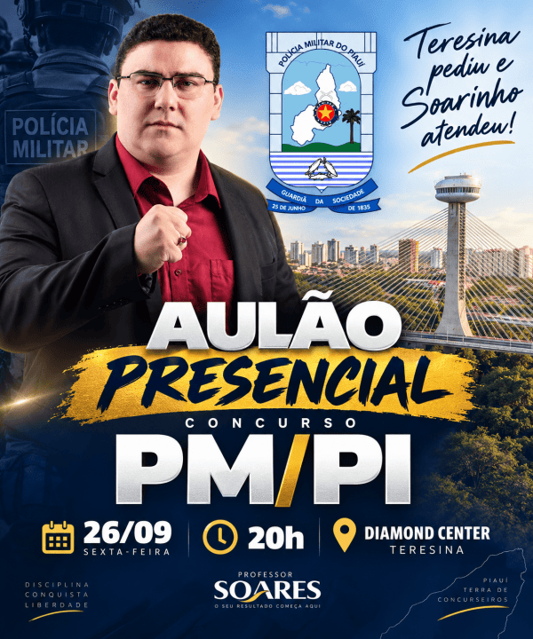 Imagem do evento AULÃO PM PI