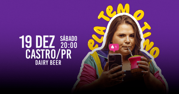 Imagem do evento IVANGÉLICA - ELA TEM O TINO em CASTRO