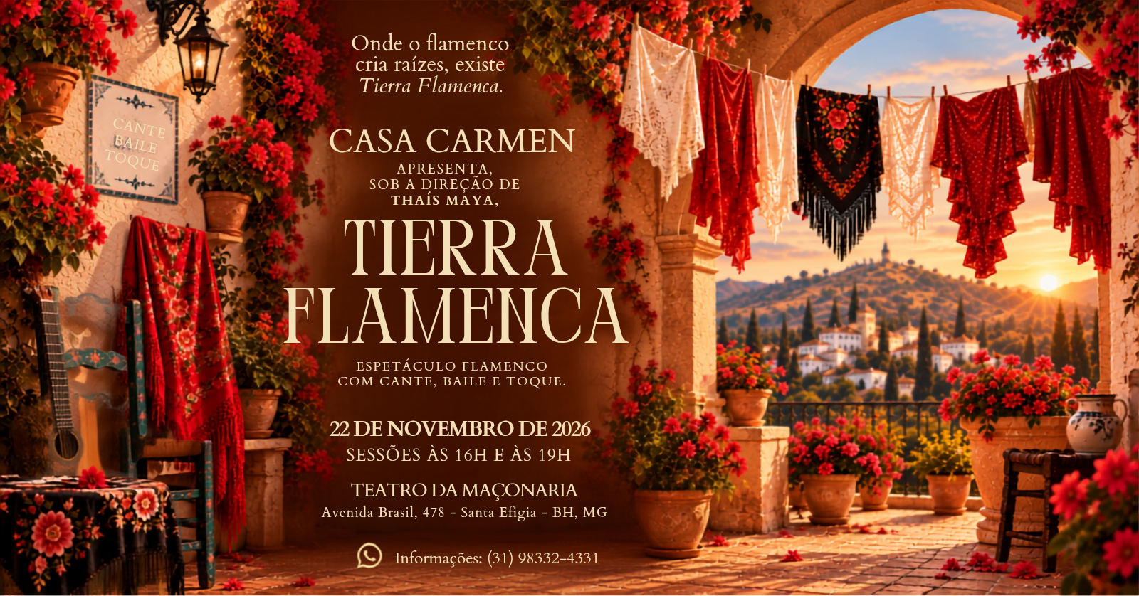 TIERRA FLAMENCA - Espetáculo Anual de Flamenco da Casa Carmen