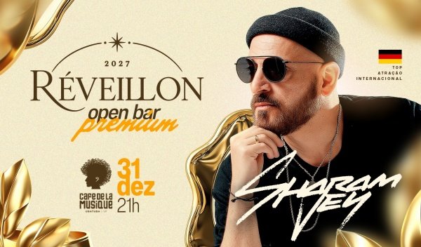 Imagem do evento Réveillon Cafe de La Musique 2027 - Open Bar Premium