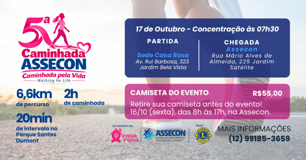 Imagem do evento 5° Edição Caminhada Assecon