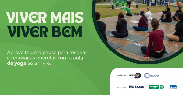 Imagem do evento Viver Mais Viver Bem: Aula de Yoga Deltaville