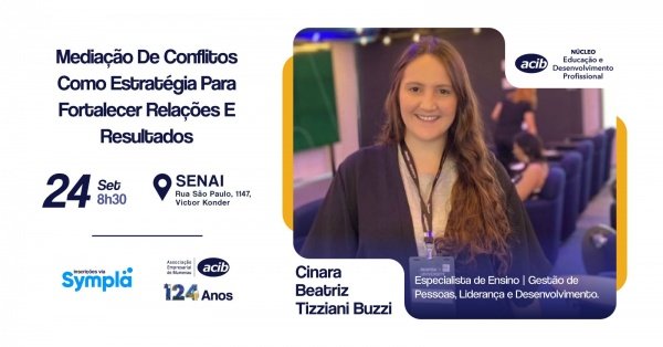 Imagem do evento Mediação de Conflitos como Estratégia para Fortalecer Relações e Resultados