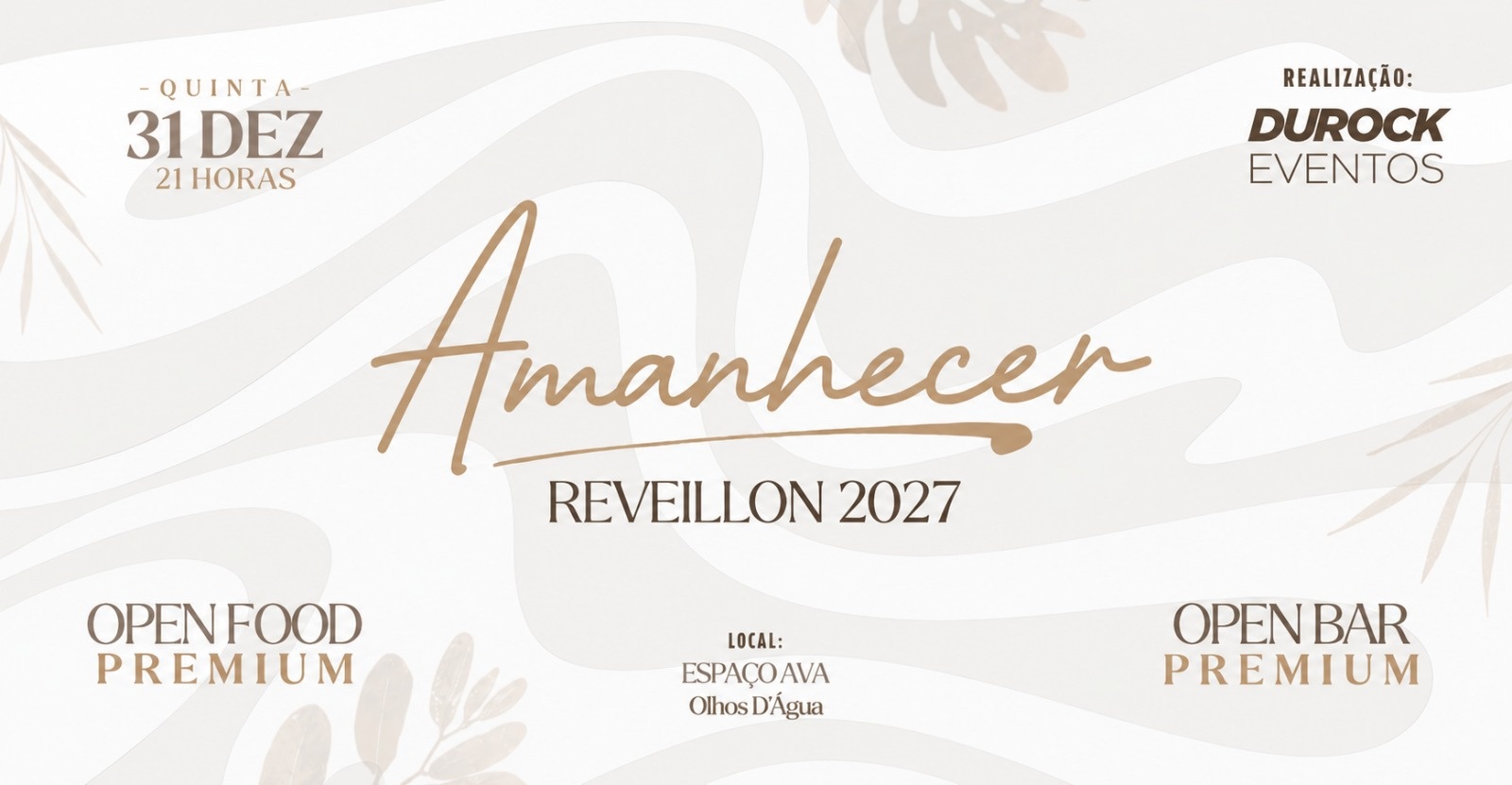 REVEILLON AMANHECER 2027 – ESPAÇO AVA