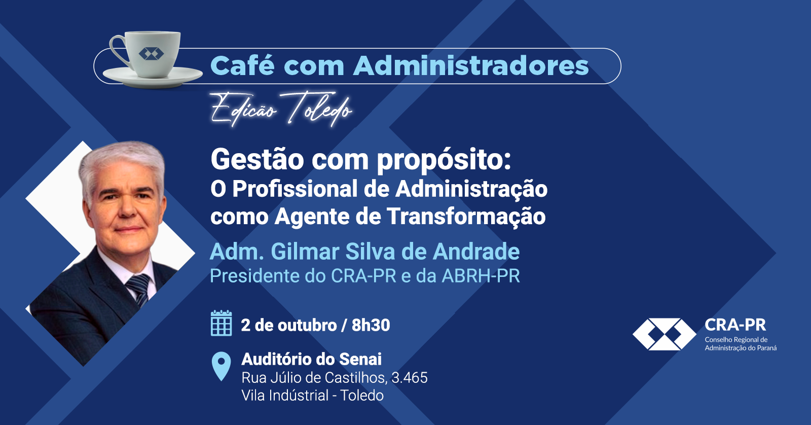 Café com Administradores - Gestão com propósito