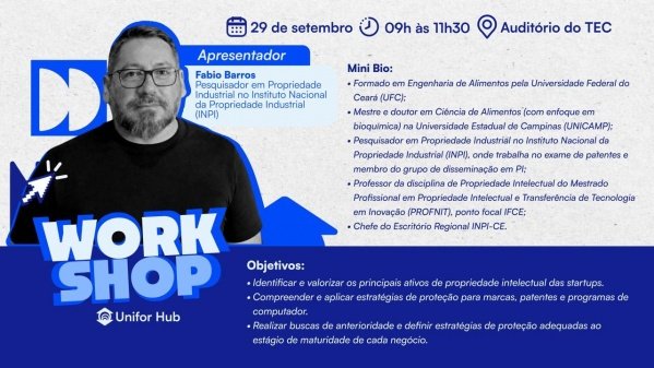 Imagem do evento Workshop | Propriedade Intelectual na prática para Startups