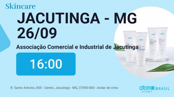 Imagem do evento Skincare de produtos coreanos - Jacutinga / MG - 26/09/2026