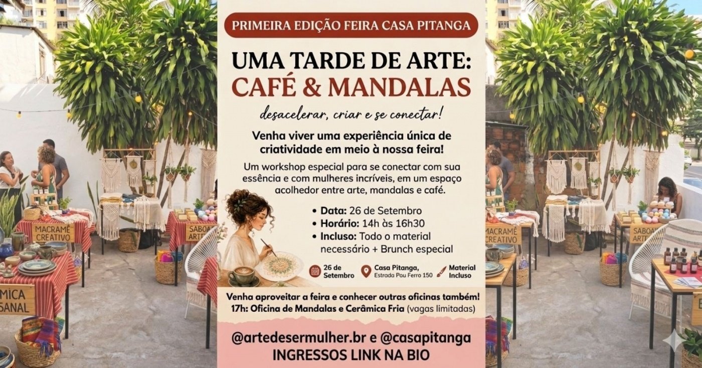 Casa Pitanga |Café com Mandalas em Jacarepagua