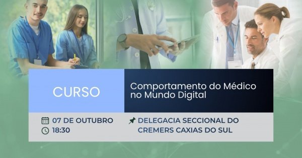 Imagem do evento Comportamento do Médico no Mundo Digital