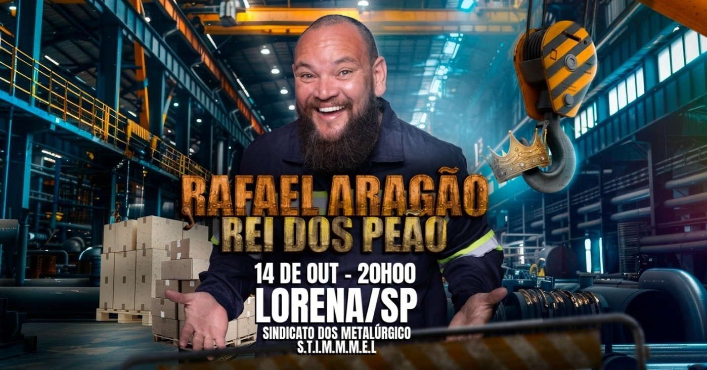 Imagem publicada pela fonte para Rafael Aragão em Lorena/SP