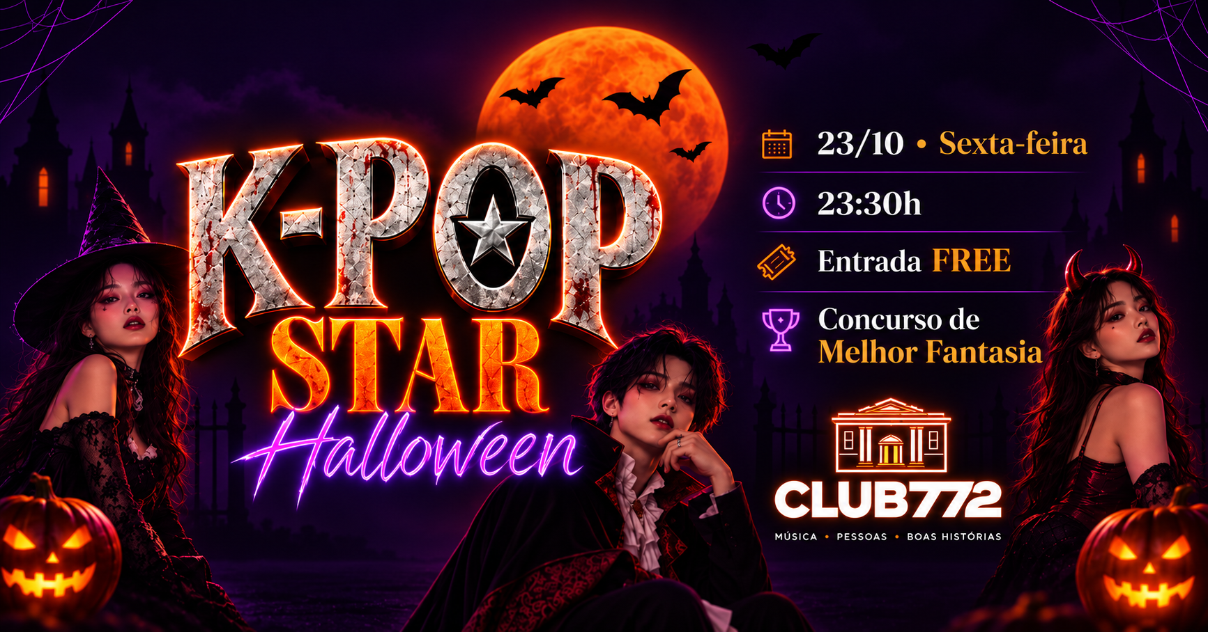 K-POP STAR :: HALLOWEEN :: 23 DE OUTUBRO