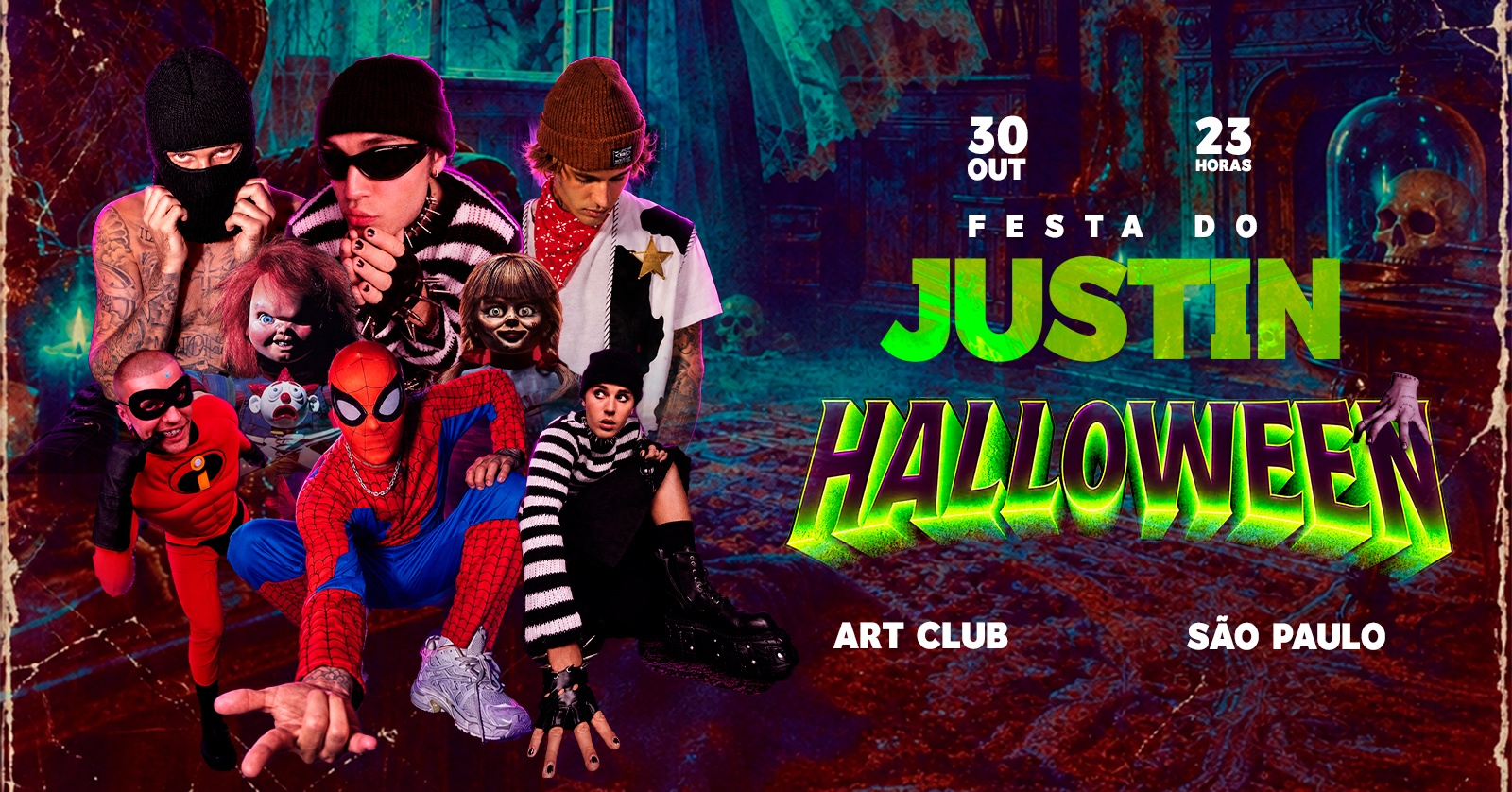 Festa do Justin em São Paulo @ Halloween Edition - São Paulo, SP
