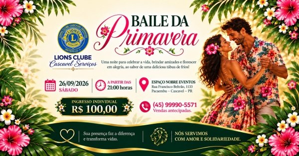 Imagem do evento Baile da Primavera