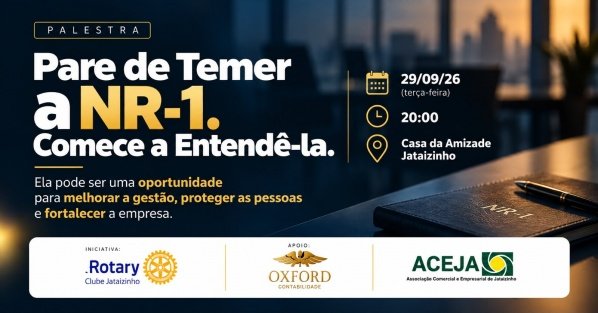 Imagem do evento Pare de Temer a NR1. Comece a Entende-la.