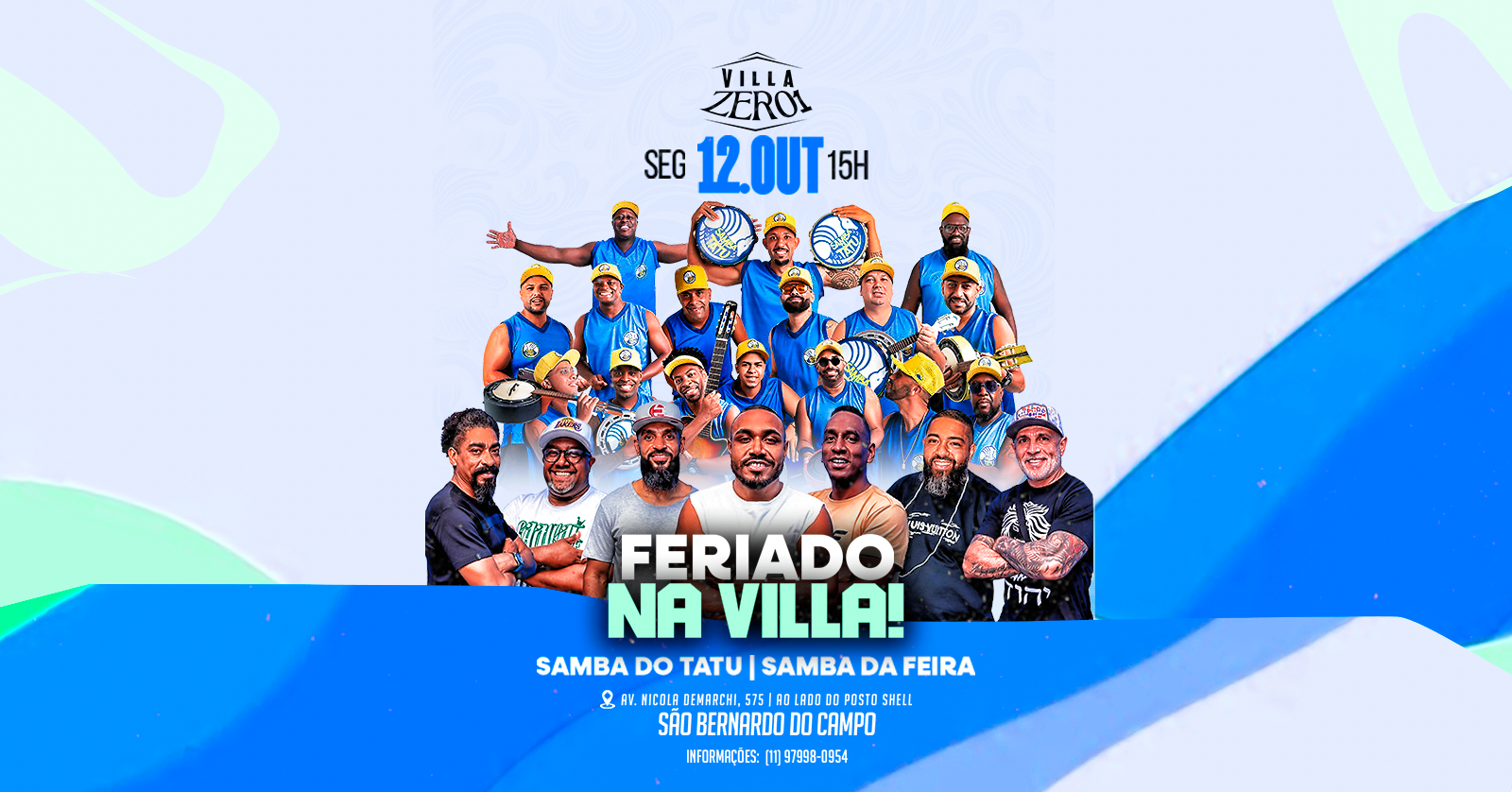SAMBA DO TATU NO FERIADO DA VILLA ZERO1 - São Bernardo do Campo, SP