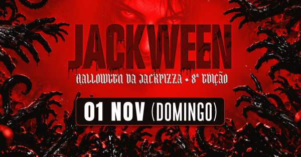 Imagem do evento JACKWEEN (Halloween da Jack) - 01/11/26 - DOMINGO 