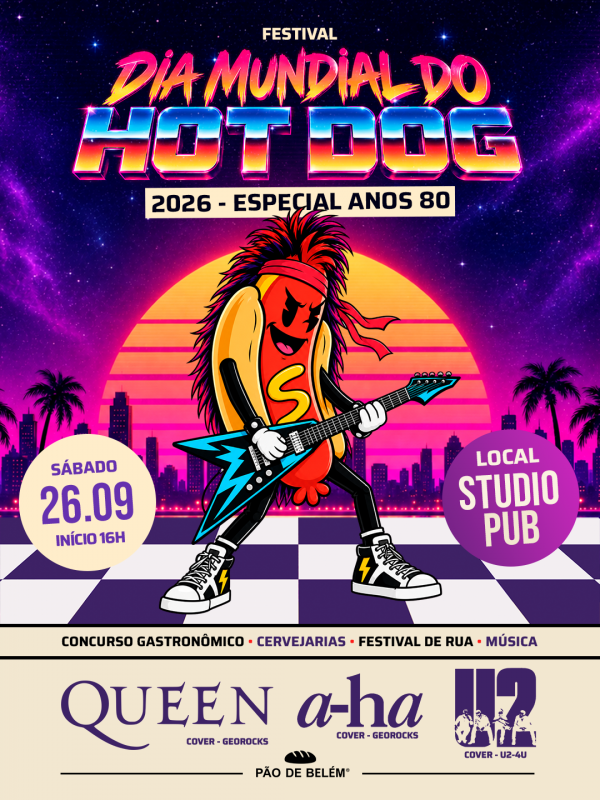 Imagem do evento FESTIVAL DIA MUNDIAL DO HOT DOG @Studio Pub 26/09