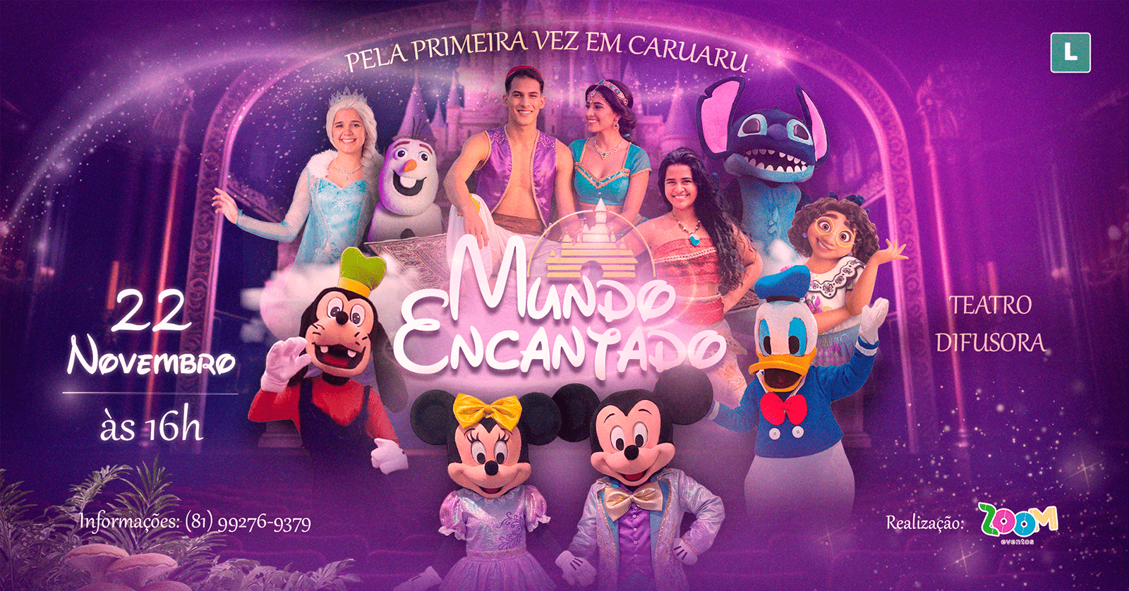 Mundo Encanto em Caruaru - Teatro Difusora