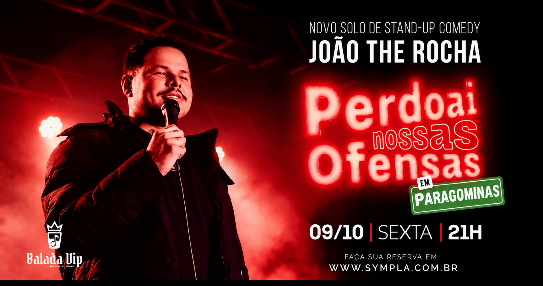 JOÃO THE ROCHA EM PARAGOMINAS 09/10