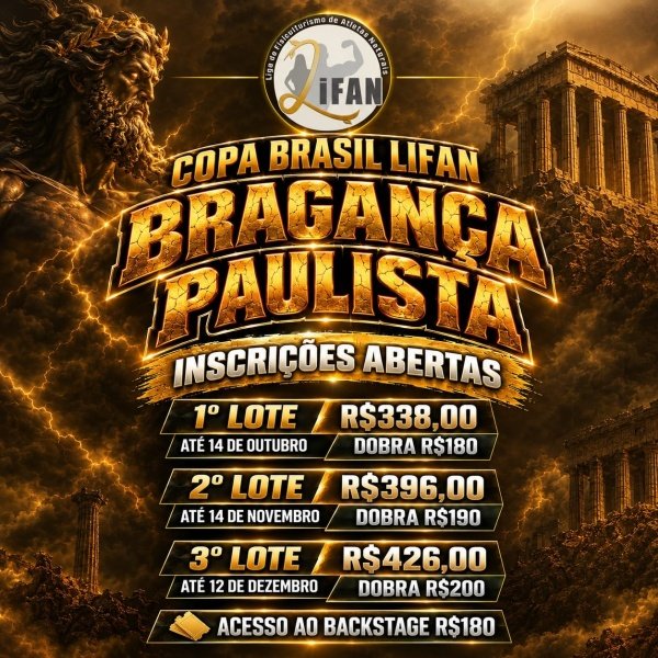 Imagem do evento COPA BRASIL LIFAN BRAGANÇA PAULISTA 2026