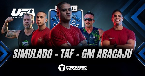 Imagem do evento I Simulado TAF - GM Aracaju