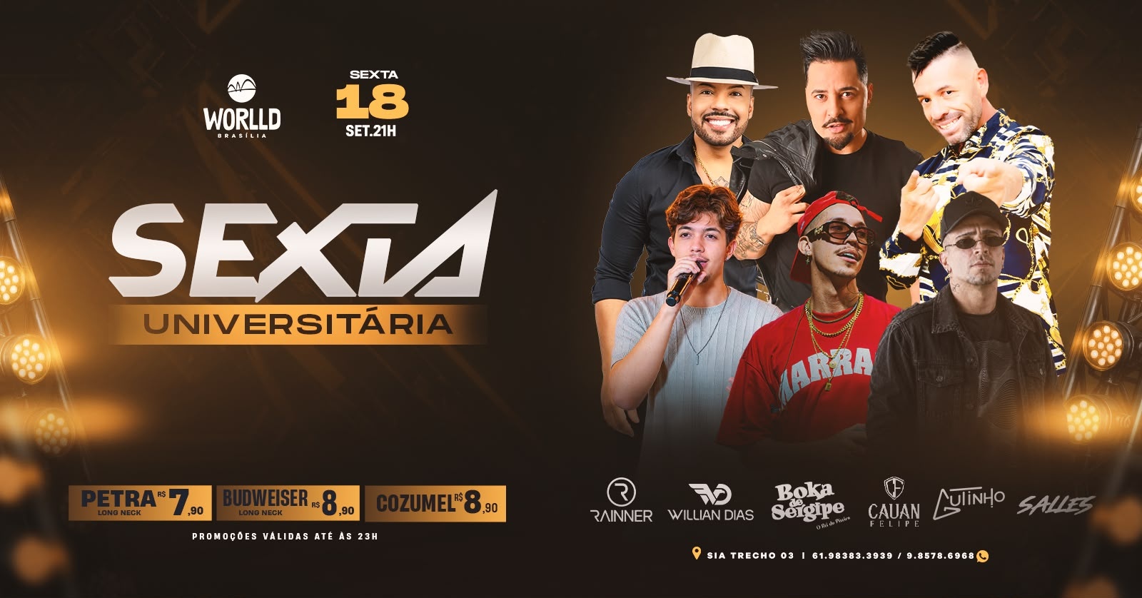 SEXTA UNIVERSITÁRIA | Worlld Brasília