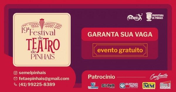 Imagem do evento 19º Festival de Teatro de Pinhais