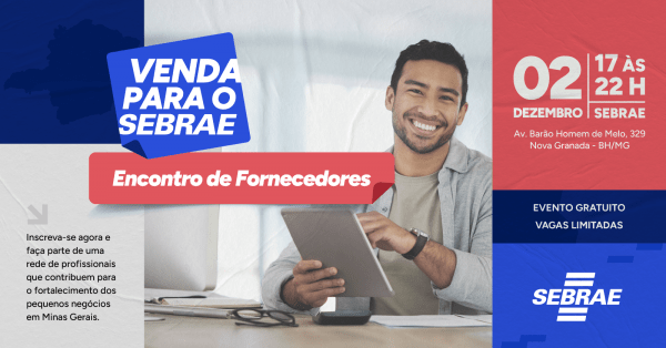 Imagem do evento ENCONTRO DE FORNECEDORES SEBRAE MINAS 2026