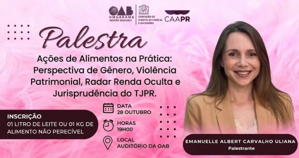 Imagem do evento Ações de alimentos na prática: Perspectiva de gênero, violência patrimonial, radar renda ocult
