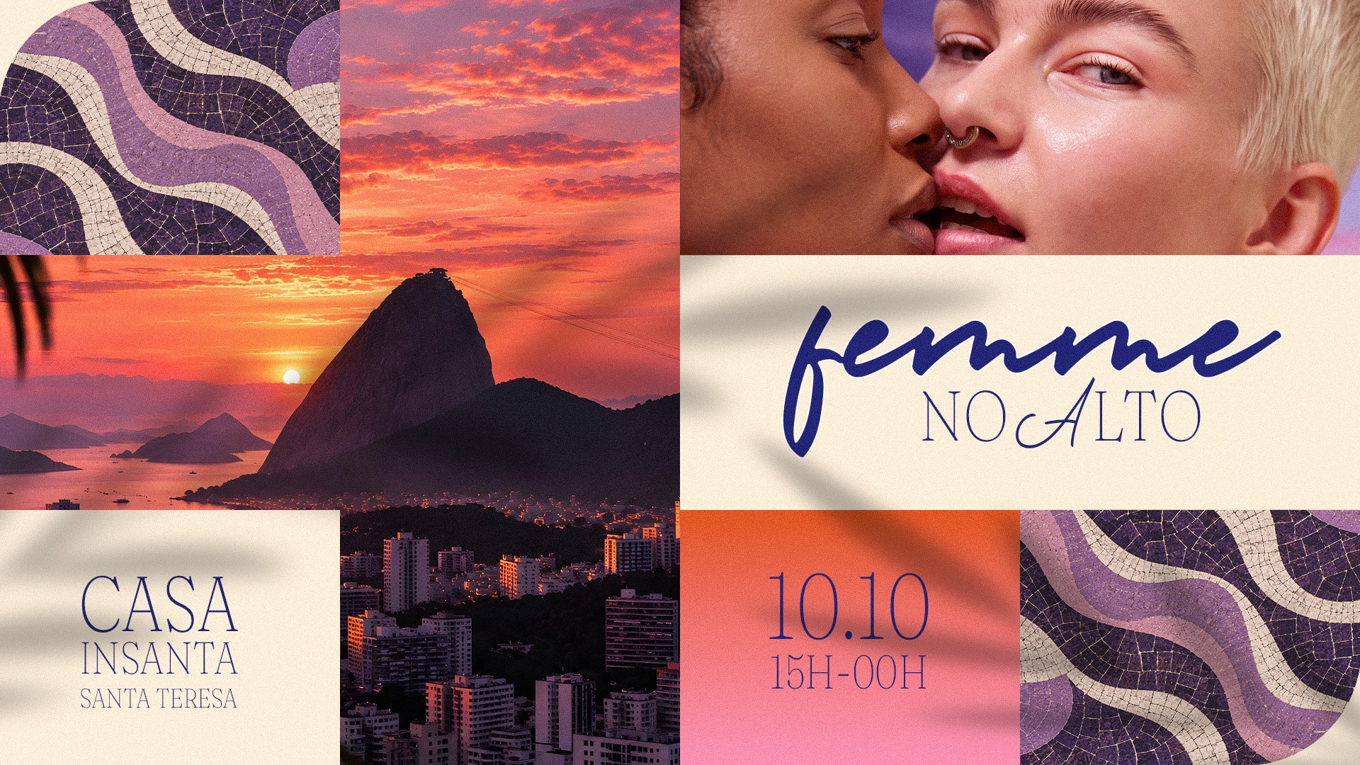 FEMME NO ALTO| Edição inédita | Festa lésbica RJ