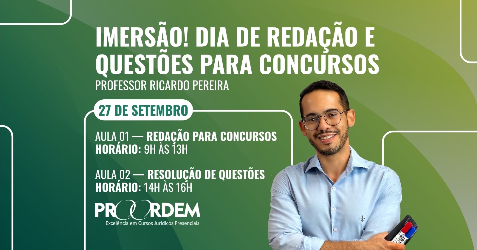 Imersão! DIA DE REDAÇÃO E QUESTÕES PARA CONCURSOS