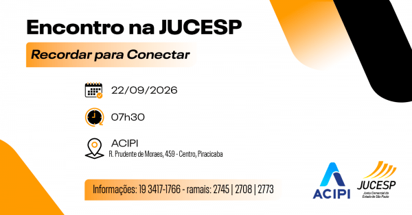 Imagem do evento Encontro na Jucesp  Recordar para Conectar