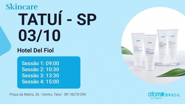 Imagem do evento Skincare de produtos coreanos - Tatuí / SP - 03/10/2026