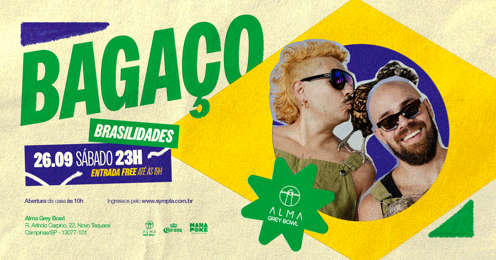 BAGAÇO + THIAGO XÁ NO ALMA GREY BOWL | 26.09
